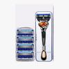 Rastrillo Manual para Hombre Afeitado Transfronterizo Recortadora de Barba a la Antigua Hoja de 5 Capas Cinco Hojas Rastrillo Manual Universal