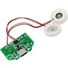 Pieza de atomización ultrasónica, placa de control de accionamiento de pulverización de doble cabezal, volumen de niebla ajustable, transductor DIY, accesorios para humidificador de aire USB