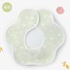 Babeiro com Design de Pétalas, Babeiro Impermeável de Três Camadas para Bebês, Babador Infantil, Toalha de Saliva para Bebês, Babador Estilo Gola de Renda