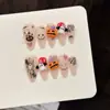 Taiwu Original [Espírito Fofo de Halloween] Fantasma Abóbora Tridimensional Unhas Vestíveis Feitas à Mão Patch de Nail Art Fofo e Engraçado
