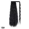 Velcro Europeu e Americano Rabo de Cavalo Alargado Velcro Milho Wharn Cabelo Longo Cacheado Peruca Rabo de Cavalo Cabelo Cacheado Rabo de Cavalo