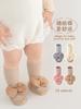 [Super Fábrica] Sapatos e Meias de Bebê Sapatos de Chão Sapatos Pré-Passo Sapatos para Crianças Pequenas Meia-Calça de Bebê Laço Sapatos Antiderrapantes