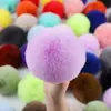 Bola de Pelo Falso de Zorro 10-12cm Colorida Bola de Felpa DIY para Accesorios de Zapatos y Sombreros, Dijes para Bolsos, Stock Listo de Fábrica, Entrega Rápida