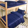 Llama de Fuego Azul Algodón Conjunto de Tres Piezas Sábana Individual Funda de Edredón azul oscuro Unidad Dormitorio Algodón Conjunto de Cuatro Piezas Imprimible