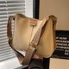 Bolso Cubo Versátil de Alta Gama Estilo Coreano, Nueva Moda Otoño e Invierno 2026 Bolso Cruzado para Hombro de Mujer con Correa Ancha