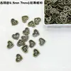 Botões Pequenos em Formato de Coração com Dois Furos de 4,5 mm e 7 mm para Roupas de Boneca BJD Botões de Coração Acessórios Feitos à Mão