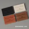 Etiquetas de Couro Personalizadas, Marcas de Vestuário, Logo em Hot Stamping e Relevo, Acessórios de Mala Feitos Sob Medida, Atacado do Fabricante, Couro Plástico de Borracha PU