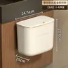 Cesta de Ropa Sucia para Montar en la Pared con Tapa para Baño, Contenedor de Almacenamiento de Plástico de Lujo Ligero para el Hogar para Ropa Sucia, Tipo sin Taladro