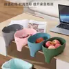 Cesta Drenante con Forma de Elefante para Lavar Arroz, Colador Multifuncional para Fregadero de Cocina, Cesta para Lavar Verduras y Frutas de Cocina, Almacenamiento de Plástico
