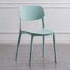Cadeira de plástico encosto adulto mesa de jantar simples cadeira de plástico engrossado moderno simples mesa banqueta casa cadeira de jantar nórdica