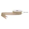 Nuevo en stock: cinta de lino genuino con adornos de lazo navideño, decoración navideña para el hogar, cinta con alambre