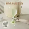 Nuevo Soporte de Ventosa para Cuchara de Arroz de Pie Antiadherente para Arroz Sin Pegarse Ceniza Fácil de Limpiar Arroz Doméstico Creativo Olla Arrocera Pala de Arroz