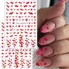 Belleza Total Transfronterizo Nuevas Pegatinas para Uñas Ins Día de San Valentín Románticas Francesas Mini Corazones Pegatinas para Uñas