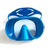 Máscara de Mergulho Profissional Personalizada de Fábrica para Adultos Máscara de Mergulho de Silicone Máscara de Snorkel com Proteção Nasal Lentes Temperadas de Alta Definição