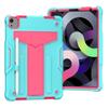 Para iPad Air4 2020 contraste cor T-tipo silicone PC suporte à prova de choque anti-queda capa protetora plana Pro