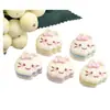 Pastel Macaron Snack Juguete de Comida Estéreo Conejo Lindo Gato Pasador Tocado Resina Dibujos Animados Joyería Decorativa Accesorios