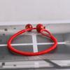 Fio Vermelho para o Ano de Nascimento, Contas de Cerâmica de Jingdezhen, Montagem de Barraca, Pulseira Vermelha do Ano do Cavalo, Joias para Casal e Melhor Amigo do Ano Novo