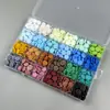 Caja de Particiones de 24 Colores con Granos de Cera para Sellar Fuego Herramientas de Sello de Fuego Juego Completo Granos de Cera de Estilo Multicolor Venta al por Mayor Granos de Cera para Sellar Fuego