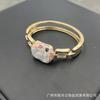 Pulseira de cristal de minério natural dente pedra bruta estilo étnico retrô medieval personalidade nicho joias fornecimento transfronteiriço atacado