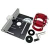 Conjunto de 1/3/4 Peças de Placa Flip-Up S8 com Base Ajustável Marcenaria Mesa Flip-Up Bakelite Fresagem Ranhura Acabamento Tampo