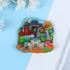 Série de Cidades de Guangdong Ímãs de Geladeira de Madeira Ímãs de Geladeira Culturais e Criativos de Cidades Chinesas Lembranças de Viagem Exquisite Prontos em Estoque