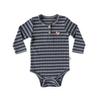 Enterizo de Bebé Unisex Otoño Rayado Manga Larga Mono para Bebé Fibra de Modal Clase A Conjunto de Dos Piezas