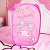 Cesta de Lavandería Plegable de Dibujos Animados Celebridad de Internet Cesta para Ropa Sucia para el Hogar Colgante de Pared Plegable Cesta para Ropa Almacenamiento Azul Cubo para Juguetes de Niños