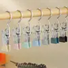 Pinza Multifuncional con Gancho para Pantalones Faldas Secado de Ropa Secado de Calcetines Pinza Portátil Antideslizante para Uso Doméstico