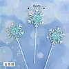 Decoración para Pastel de Princesa Elsa y Anna Frozen 4ta Generación, Cumpleaños de Hada Pequeña, Olaf, Castillo de Copos de Nieve, Plugin HB