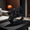 Nuevo Halloween Transfronterizo Caballero Decapitado Sosteniendo Calabaza Adornos de Resina Artesanías Decoraciones para el Hogar Hecho a Mano Navidad