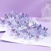 Tarjeta de Felicitación Estéreo con Corte de Mariposa Estilo Ins de Alta Apariencia Creativa Tarjeta de Bendición de Confesión Festiva Día de San Valentín Navidad