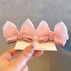 25 Años Primavera Estilo Coreano Celebridad de Internet Fresco Pequeño Súper Hada Lazo Clip Tridimensional Infantil Celebridad de Internet Accesorios para el Cabello de Niñas Tocado