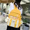 Mochila Estudiantil Transfronteriza para Mujer Estilo Coreano ins Japonesa para Escuela Secundaria Campus Mochila de Gran Capacidad Set Madre e Hijo Mochila