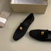 Primer Encuentro Temporada Yangqi Zapatos de Vestir Individuales para Mujer 2024 Nuevos Mocasines de Primavera y Otoño Zapatos Planos Casuales Slip-on