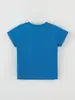 Camiseta de Manga Curta para Meninas Estilo Novo de Verão Moda Europeia e Americana Camiseta Infantil de Gola Redonda Bordada com Unicórnio Fornecimento Transfronteiriço Roupas Infantis