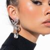 AliExpress Sexy Strass Acessórios Moda All-match Snake brincos Distintivo Quadrado Pingente brincos brincos