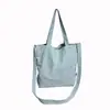 Bolsas Bordadas Personalizadas de Fábrica, com Impressão de Logo, de Ombro Único, de Mão, Transversais (Crossbody), Bolsas de Lona Portáteis Ecológicas, Personalização Expressa