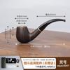 VIEJO ZORRO-Viejo Zorro Pipa de Ébano Bolsa de Tabaco Bote Olla de Cobre de Doble Uso Pipa Seca Pipa de Madera Maciza Sándalo