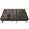 Cama suspensa para uso doméstico no quarto principal, cama moderna minimalista com estrutura de aço sem cabeceira, cama de princesa para aluguel, cama de ferro simples ou dupla espessa