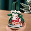 Caixa de Maçã de Natal, Saco de Maçã, Bolsa de Lona, Caixa de Embalagem de Doces de Natal de Luxo, Saco de Presente Fruta da Paz, Caixa de Presente