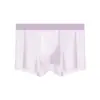 Ropa Interior Nueva de Seda de Hielo para Hombre, Sin Costuras, Transpirable, de Secado Rápido, Antibacteriana 10A, Sensación Fresca, Talla Grande, Calzoncillos tipo bóxer finos