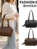 Bolso Versátil Boston Vintage Modelo Nuevo 2026 Gran Capacidad Lujo Ligero Simple para Viajes Diarios Bolso de Mano de Cuero Suave Bolso Cruzado