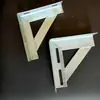 Suministro directo de fábrica de soportes para gas natural, soporte triangular de acero galvanizado para fijación de tuberías de gas natural, soporte para gas pintado de amarillo