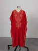 Ropa Infantil de Estilo Étnico Casual Transfronteriza Vestidos Bordados para Niñas Vestidos Largos Holgados para Niñas