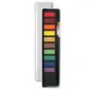 Caja de Hierro Blanca Cuadrada Pigmento de Acuarela Polvo Sólido Set de Pigmentos DIY Pintura para Estudiantes Fabricante de Acuarelas Sólidas