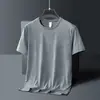 Camiseta Nova Modelo 2026 com Sensação de Gelo de Seda Gelada para Homens, Tecido Funcional, Repelente de Mosquitos, Antibacteriana, Absorvente de Suor, Fina de Secagem Rápida Manga Curta