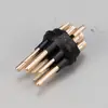Conector Impermeável para Veículo Elétrico M10 9 Pinos Macho e Fêmea Plugue Impermeável 3+6 Cabeça de Motor Conector de Nove Pinos para Veículo Elétrico
