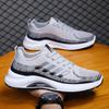 Comercio exterior transfronterizo para hombre, primavera y otoño, nueva moda, zapatillas de deporte tejidas voladoras para hombre, zapatos casuales versátiles de malla, zapatos para correr coreanos