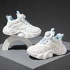 Zapatos de Malla para Niños Tenis de Niña Primavera y Otoño Nuevos Transpirables Zapatos Torre para Niñas Combinan con Todo Suela Blanda Zapatos para Correr de Estudiante