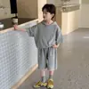 Ropa Infantil Zhilili Conjunto para Niños 2026 Verano Nuevo Conjunto con Sudadera para Niños Pantalones para Bebé Niño Conjunto de Dos Piezas Moderno